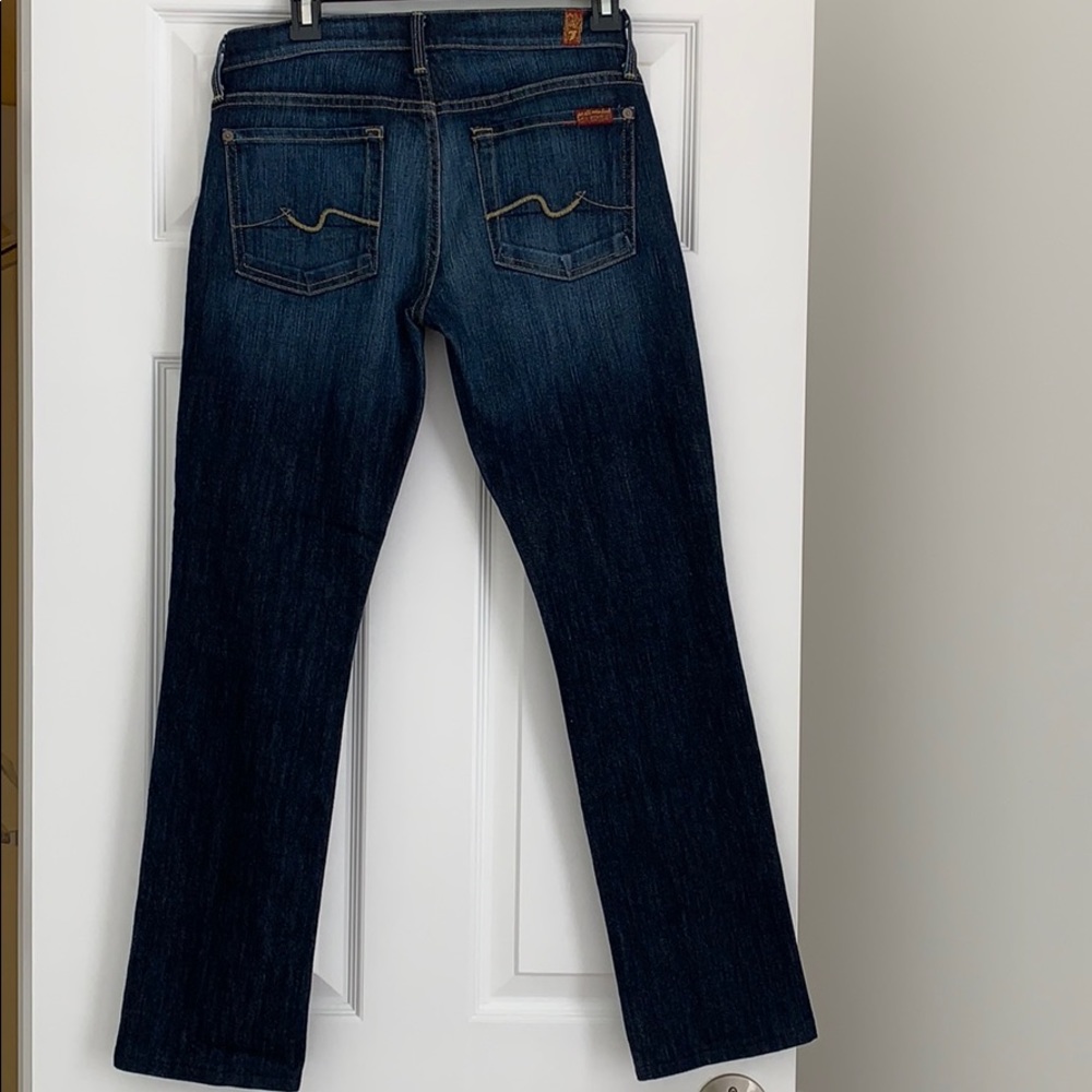 7 For All Mankind straight leg jeans, size 27